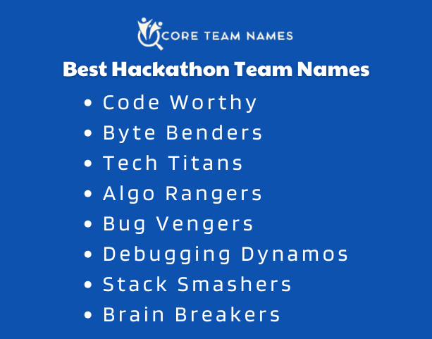 Best Hackathon Team Names