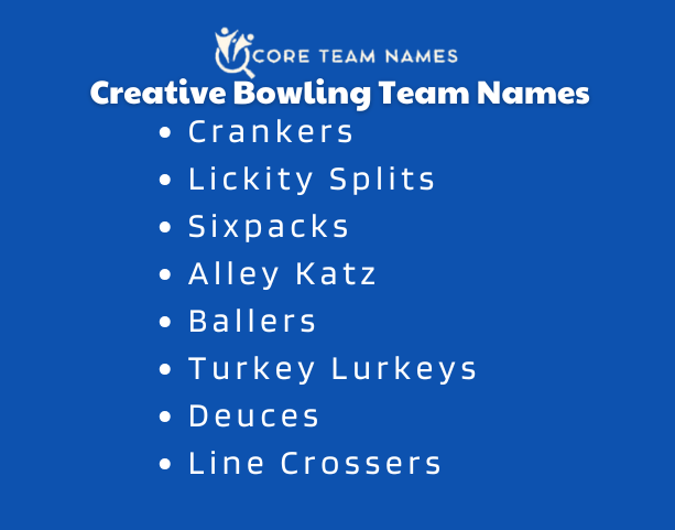 Creative Bowling Team Names