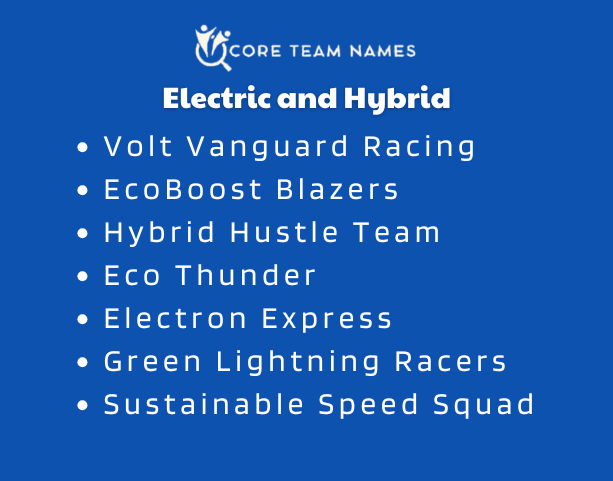 Electric and Hybrid