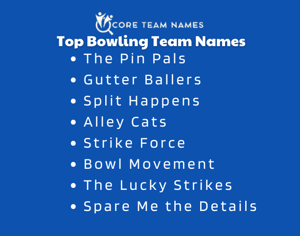 Top Bowling Team Names