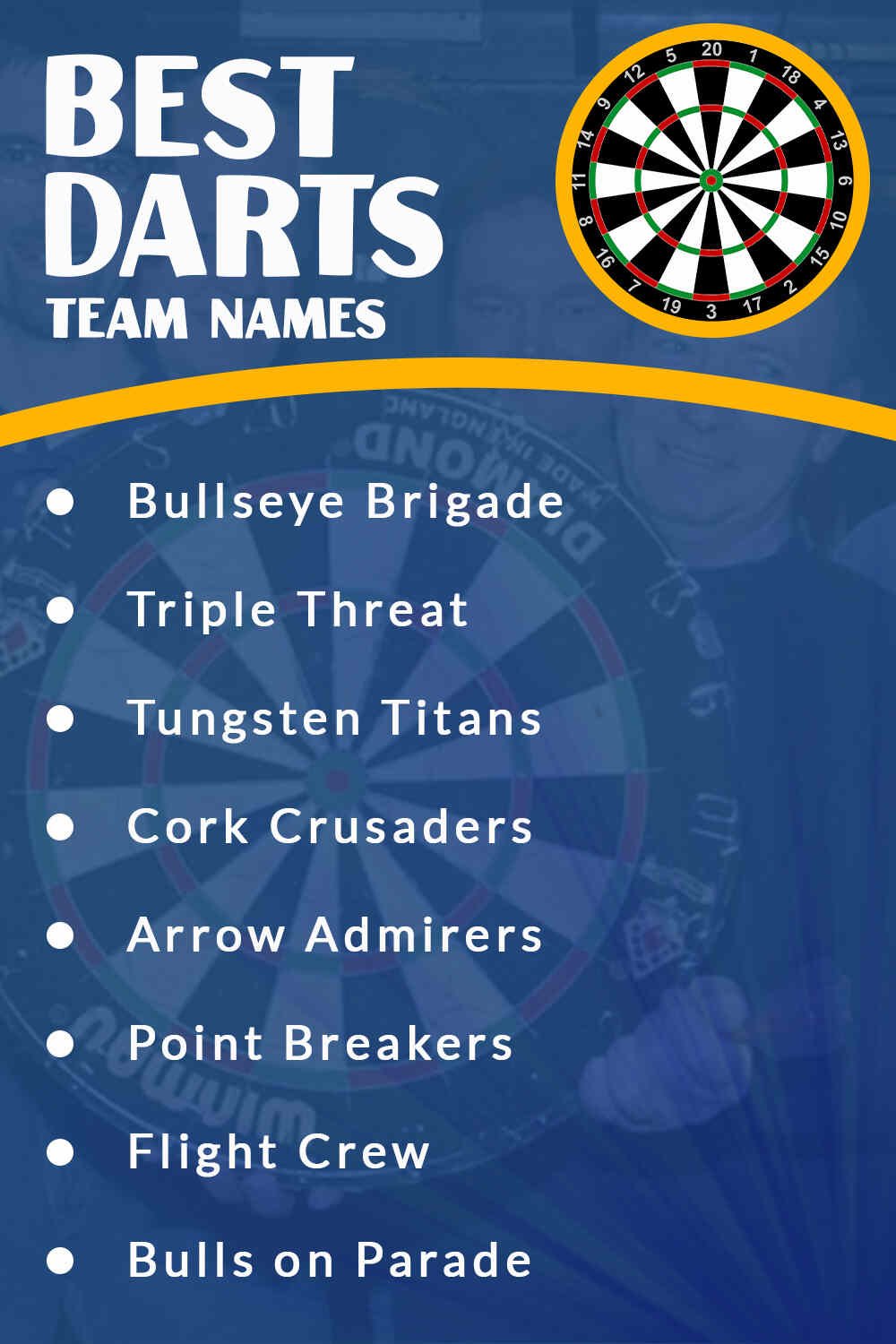 Best Darts Team Names
