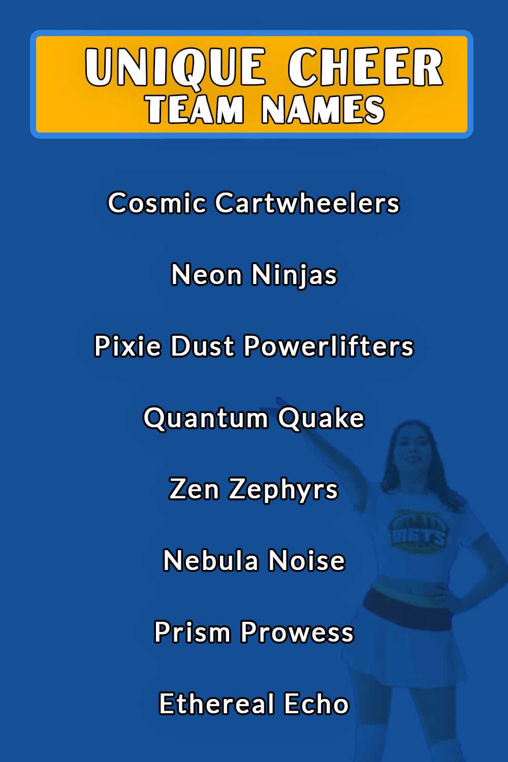 Unique Cheer Team Names