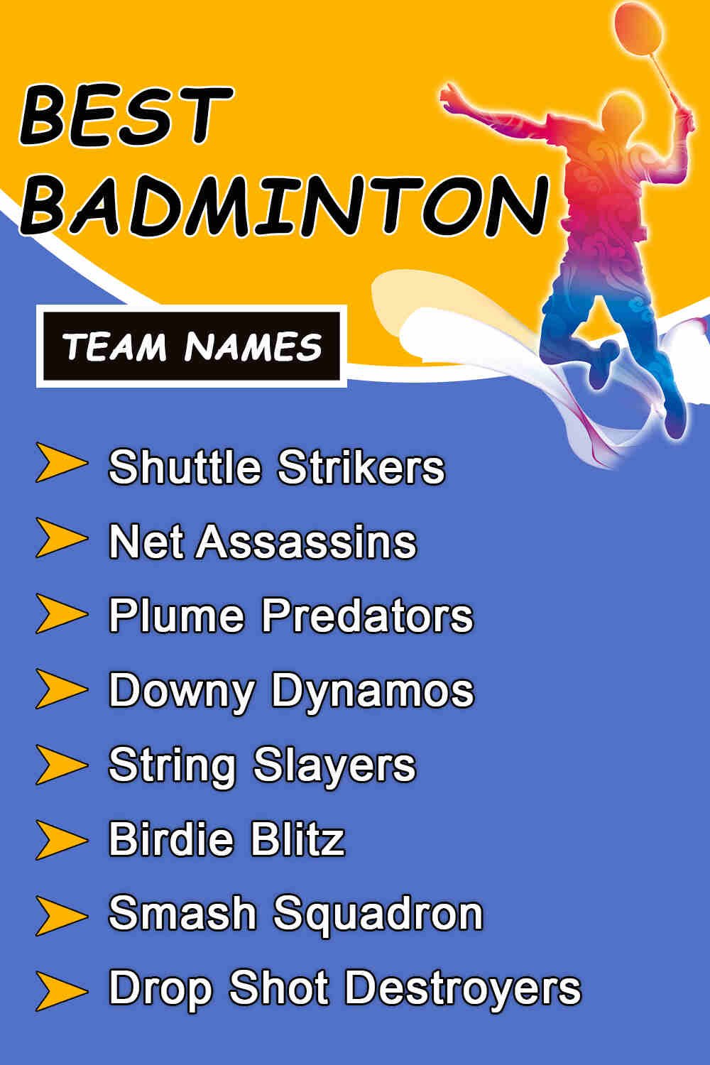 Best Badminton Team Names