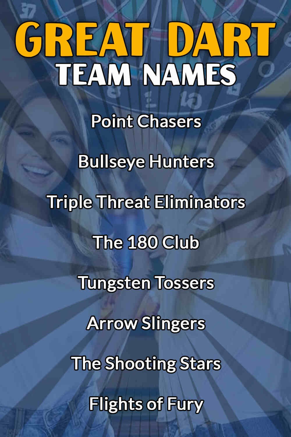 Great Dart Team Names