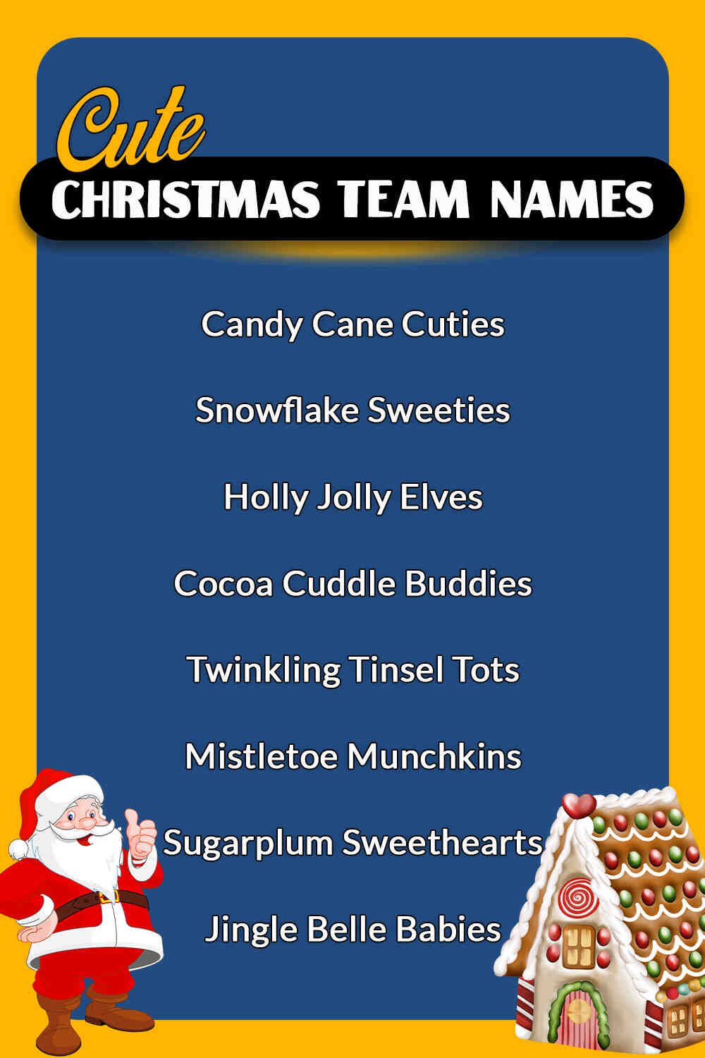 Cute Christmas Team Names