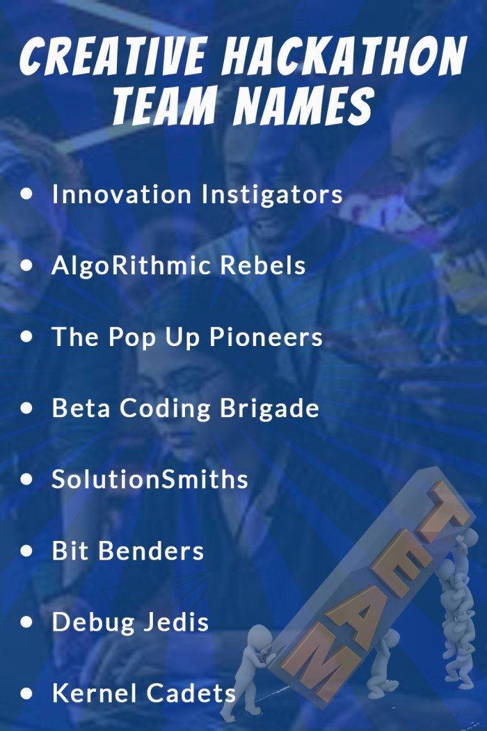 Creative Hackathon Team Names