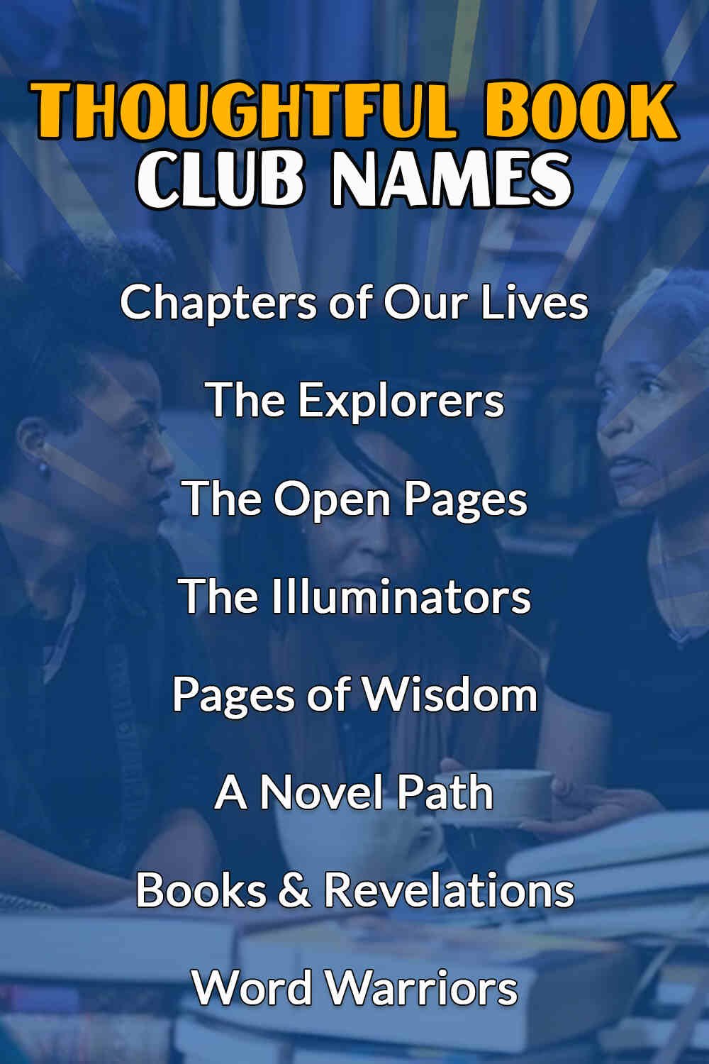 Thoughtful Book Club Names