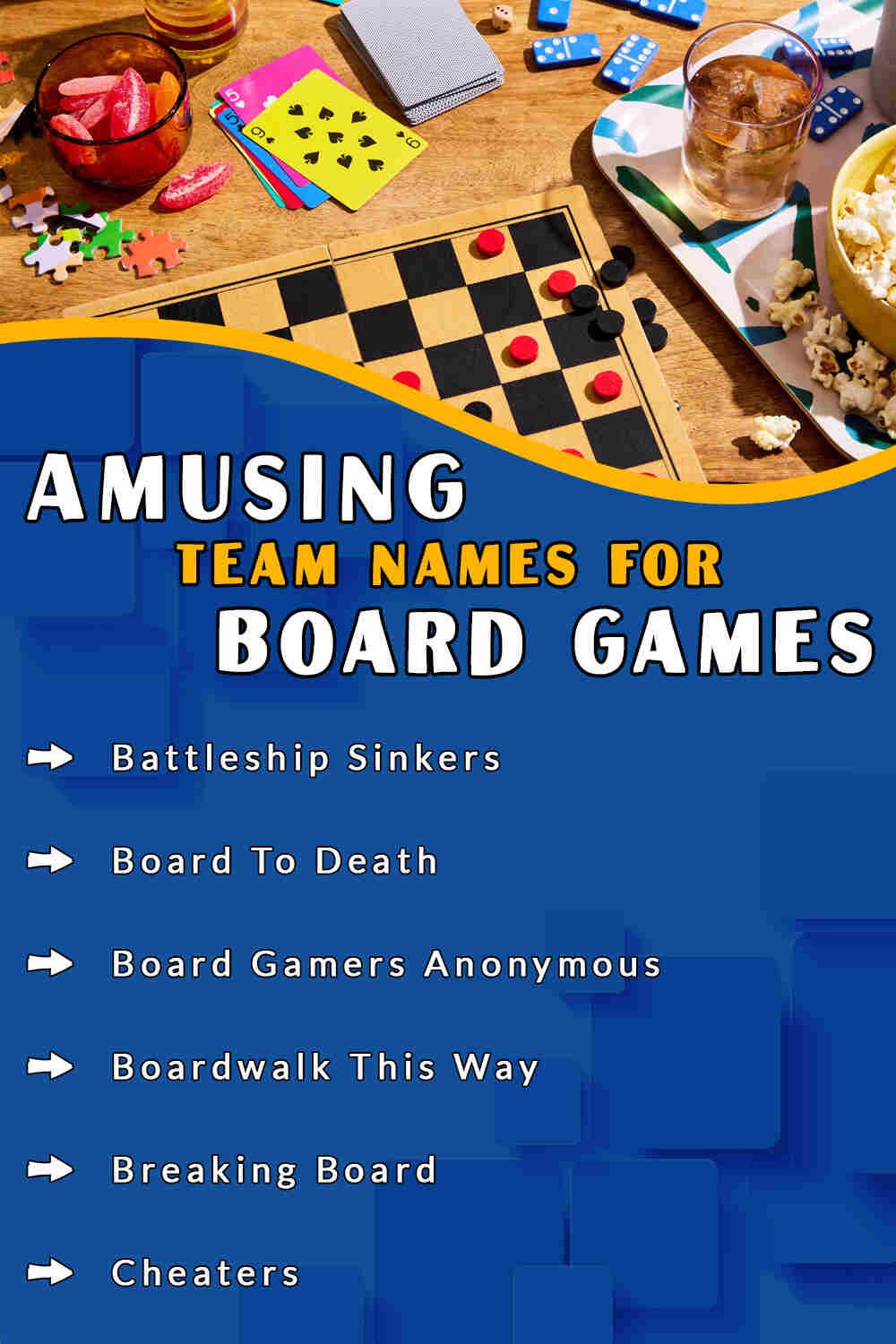 Amusing Team Names For Board Games