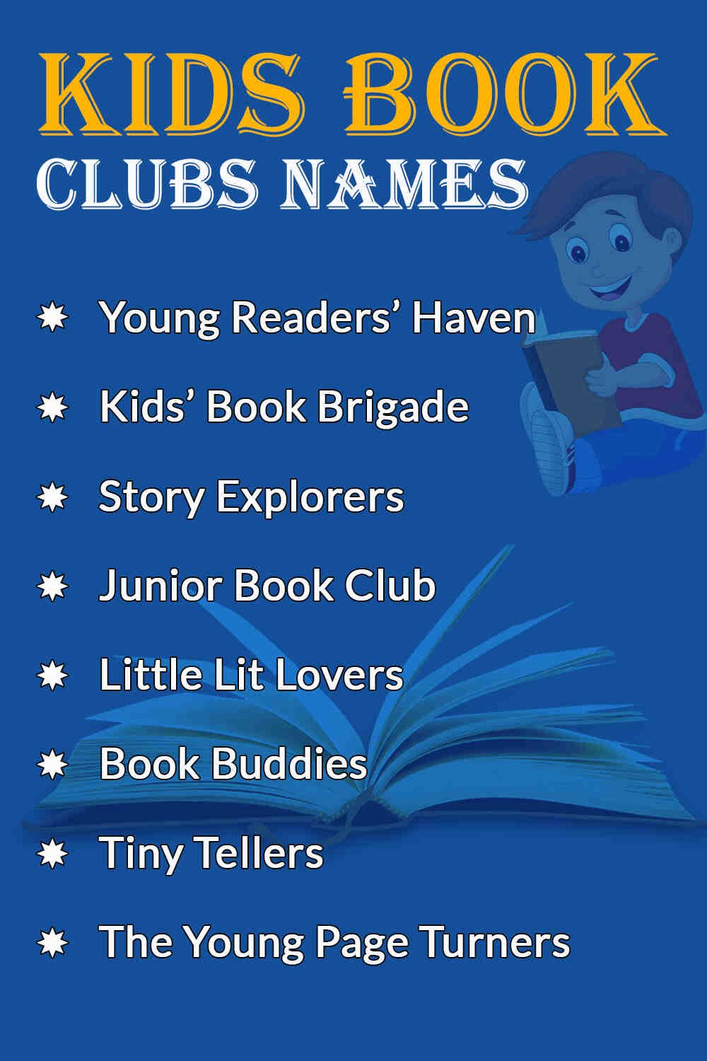 Kids Book Clubs Names