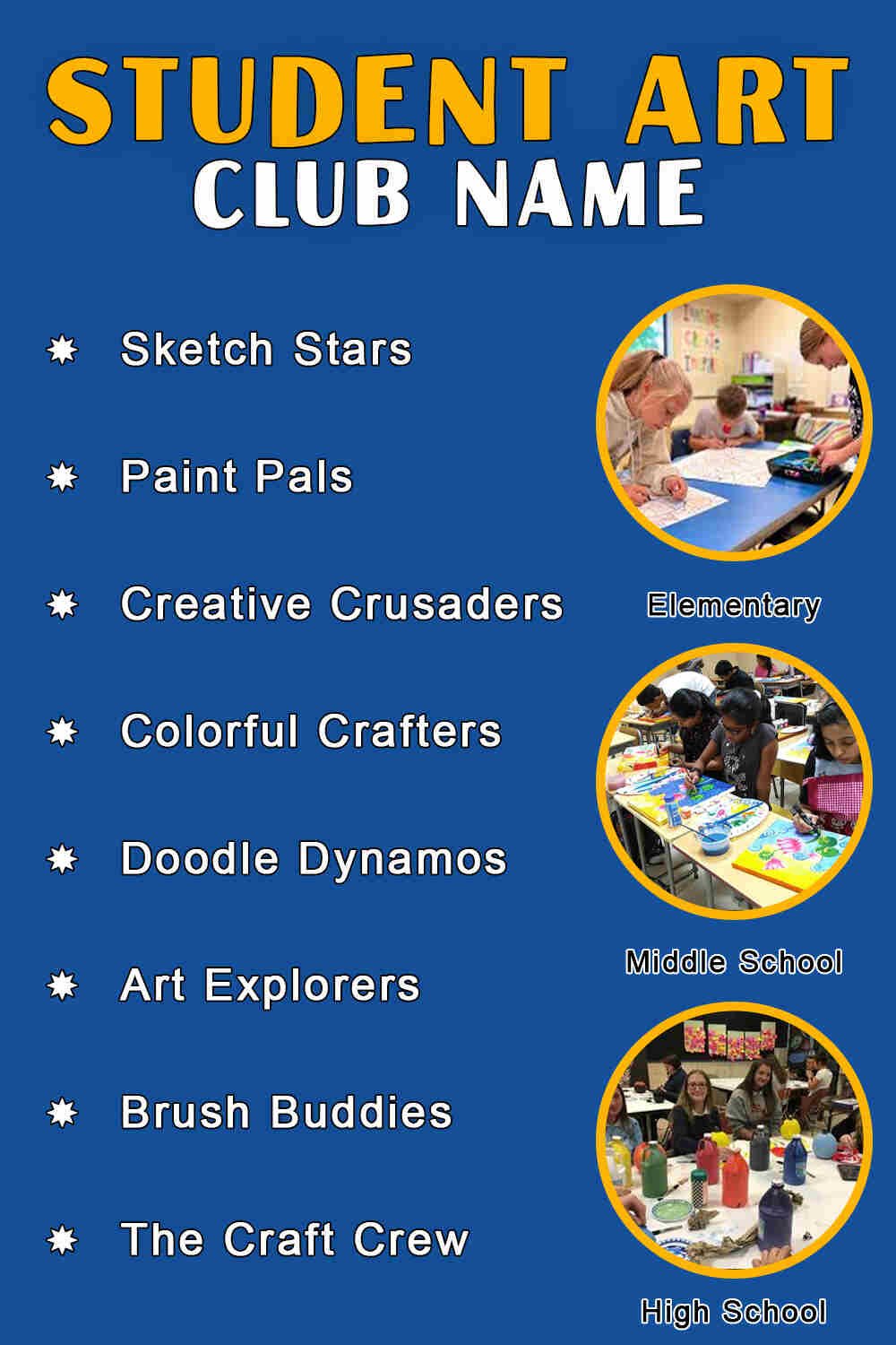 Student Art Club Name