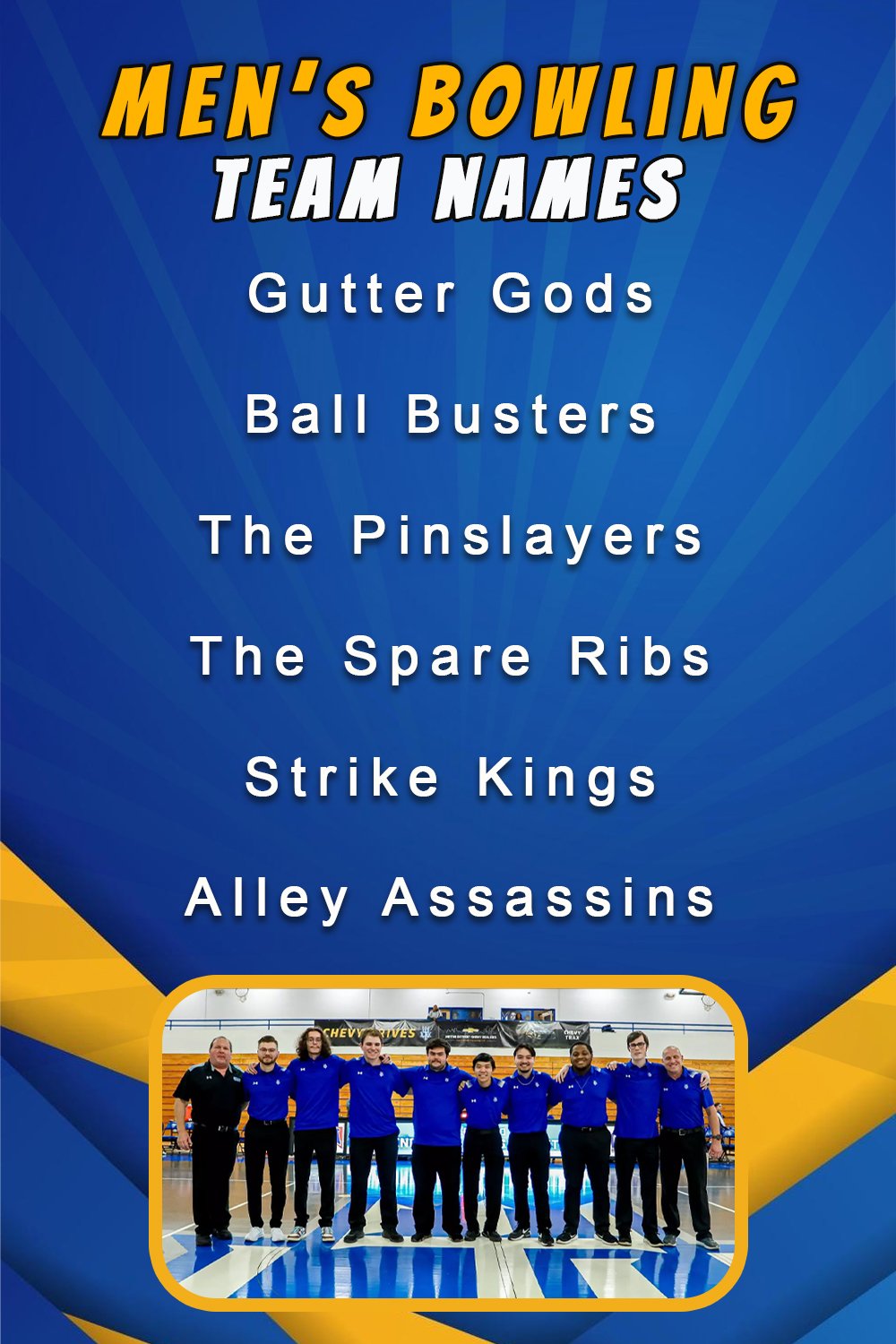 Men's Bowling Team Names