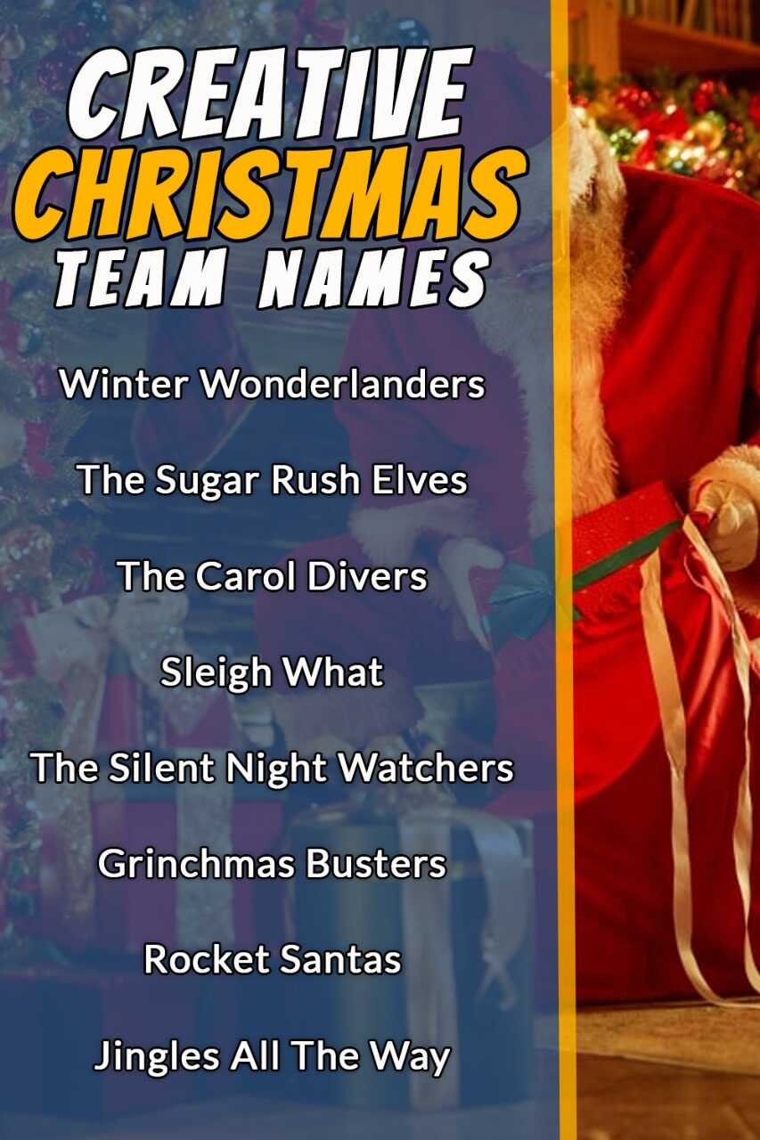 Creative Christmas Team Names